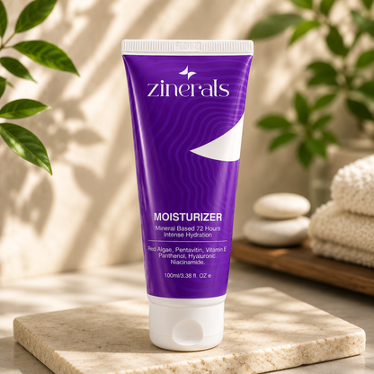 Zinerals 72HR Moisturizer | Hyaluronic Acid, Niacinamide & Pentavitin | 100ml